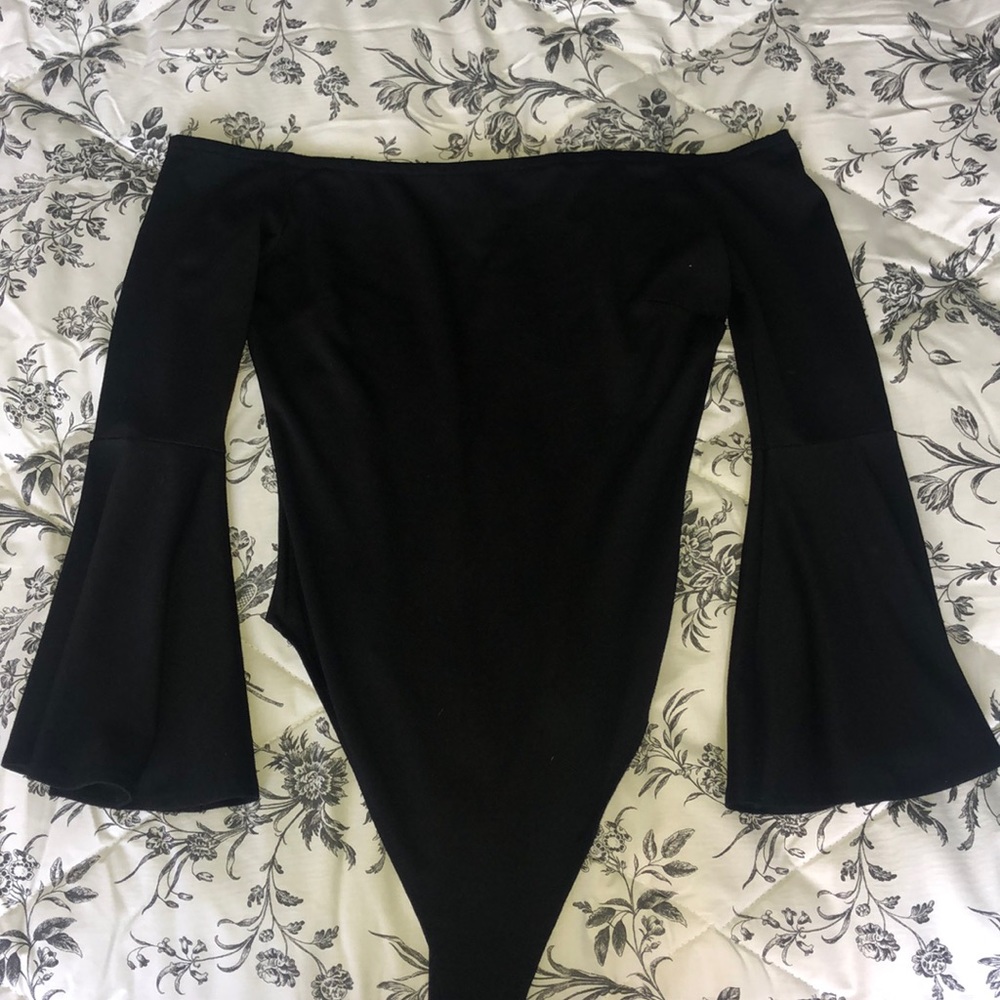 Lulus off the shoulder bodysuit